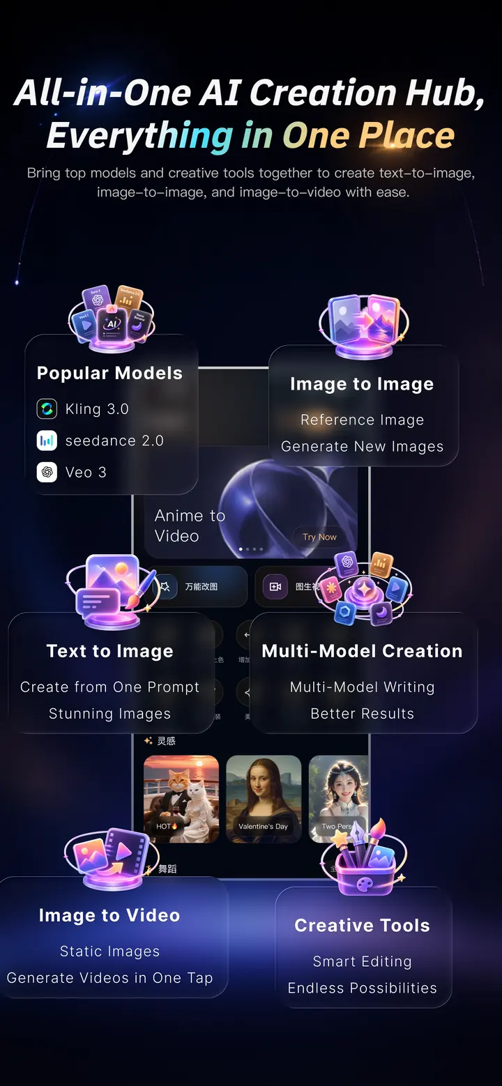 PebPop all-in-one AI creation preview